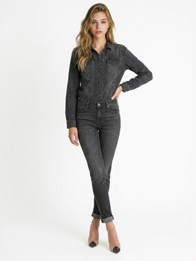 FRAME Le Garçon Responsibly Washed Straight Jeans